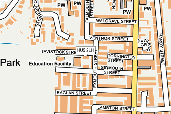 HU5 2LH map - OS OpenMap – Local (Ordnance Survey) HU5 2LH map - OS OpenMap – Local (Ordnance Survey)