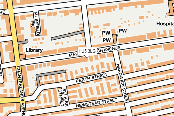 HU5 3LG map - OS OpenMap – Local (Ordnance Survey) HU5 3LG map - OS OpenMap – Local (Ordnance Survey)