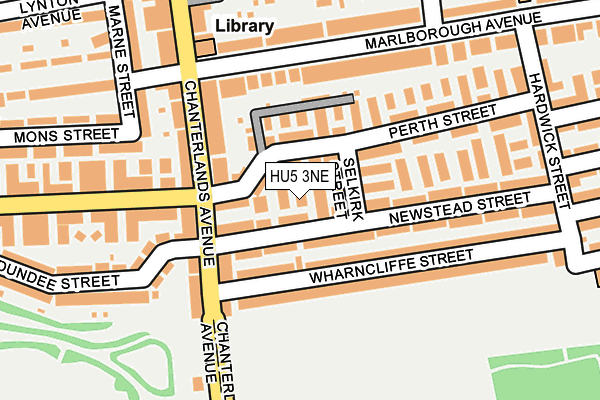 HU5 3NE map - OS OpenMap – Local (Ordnance Survey) HU5 3NE map - OS OpenMap – Local (Ordnance Survey)