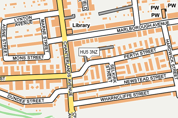 HU5 3NZ map - OS OpenMap – Local (Ordnance Survey) HU5 3NZ map - OS OpenMap – Local (Ordnance Survey)