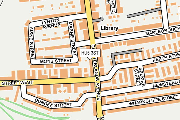 HU5 3ST map - OS OpenMap – Local (Ordnance Survey) HU5 3ST map - OS OpenMap – Local (Ordnance Survey)