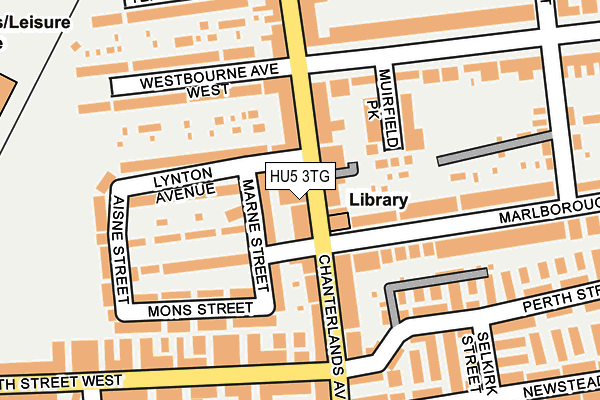 HU5 3TG map - OS OpenMap – Local (Ordnance Survey) HU5 3TG map - OS OpenMap – Local (Ordnance Survey)