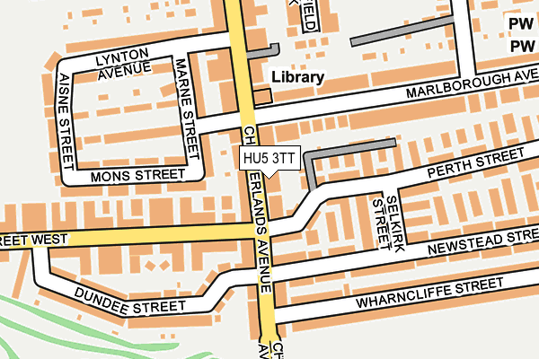 HU5 3TT map - OS OpenMap – Local (Ordnance Survey) HU5 3TT map - OS OpenMap – Local (Ordnance Survey)