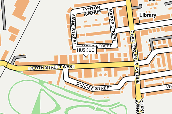 HU5 3UQ map - OS OpenMap – Local (Ordnance Survey) HU5 3UQ map - OS OpenMap – Local (Ordnance Survey)