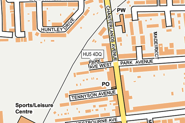HU5 4DQ map - OS OpenMap – Local (Ordnance Survey) HU5 4DQ map - OS OpenMap – Local (Ordnance Survey)