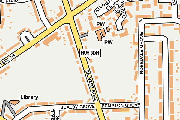 HU5 5DH map - OS OpenMap – Local (Ordnance Survey) HU5 5DH map - OS OpenMap – Local (Ordnance Survey)