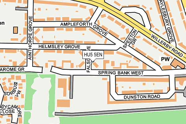 HU5 5EN map - OS OpenMap – Local (Ordnance Survey) HU5 5EN map - OS OpenMap – Local (Ordnance Survey)