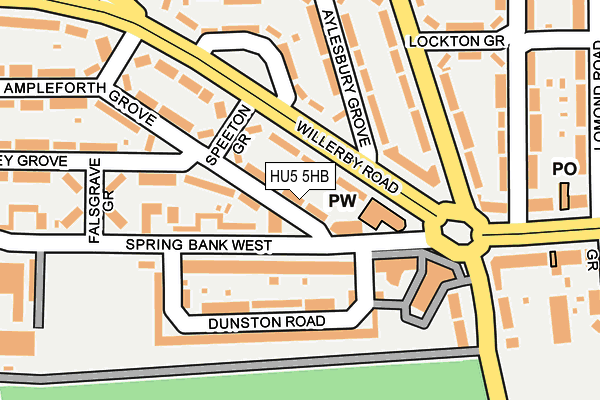 HU5 5HB map - OS OpenMap – Local (Ordnance Survey) HU5 5HB map - OS OpenMap – Local (Ordnance Survey)