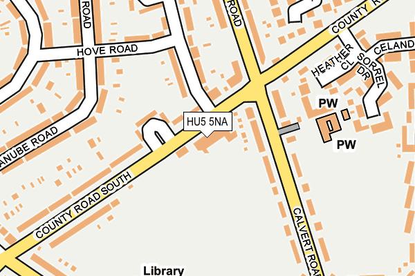 HU5 5NA map - OS OpenMap – Local (Ordnance Survey) HU5 5NA map - OS OpenMap – Local (Ordnance Survey)