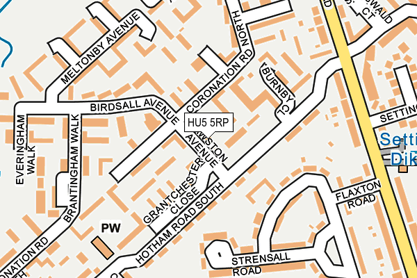 HU5 5RP map - OS OpenMap – Local (Ordnance Survey) HU5 5RP map - OS OpenMap – Local (Ordnance Survey)