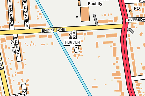 HU6 7UN map - OS OpenMap – Local (Ordnance Survey) HU6 7UN map - OS OpenMap – Local (Ordnance Survey)