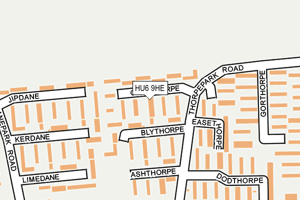 HU6 9HE map - OS OpenMap – Local (Ordnance Survey) HU6 9HE map - OS OpenMap – Local (Ordnance Survey)
