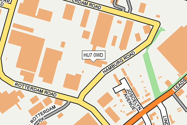 HU7 0WD map - OS OpenMap – Local (Ordnance Survey) HU7 0WD map - OS OpenMap – Local (Ordnance Survey)