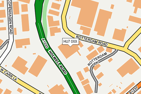 HU7 0XX map - OS OpenMap – Local (Ordnance Survey) HU7 0XX map - OS OpenMap – Local (Ordnance Survey)
