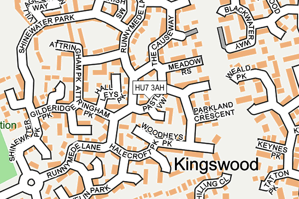 HU7 3AH map - OS OpenMap – Local (Ordnance Survey) HU7 3AH map - OS OpenMap – Local (Ordnance Survey)