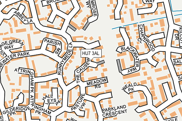 HU7 3AL map - OS OpenMap – Local (Ordnance Survey) HU7 3AL map - OS OpenMap – Local (Ordnance Survey)