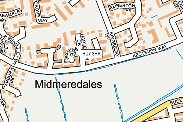 HU7 3HA map - OS OpenMap – Local (Ordnance Survey) HU7 3HA map - OS OpenMap – Local (Ordnance Survey)