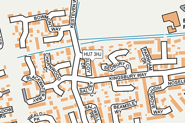 HU7 3HJ map - OS OpenMap – Local (Ordnance Survey) HU7 3HJ map - OS OpenMap – Local (Ordnance Survey)
