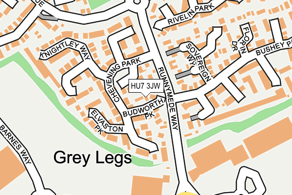 HU7 3JW map - OS OpenMap – Local (Ordnance Survey)