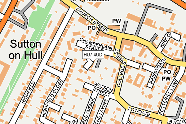 HU7 4UD map - OS OpenMap – Local (Ordnance Survey) HU7 4UD map - OS OpenMap – Local (Ordnance Survey)