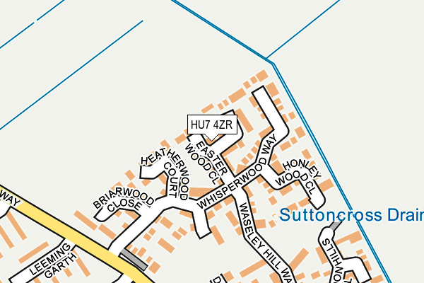 HU7 4ZR map - OS OpenMap – Local (Ordnance Survey) HU7 4ZR map - OS OpenMap – Local (Ordnance Survey)