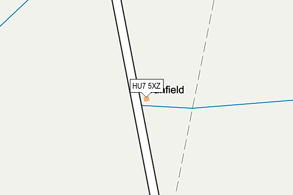 HU7 5XZ map - OS OpenMap – Local (Ordnance Survey) HU7 5XZ map - OS OpenMap – Local (Ordnance Survey)