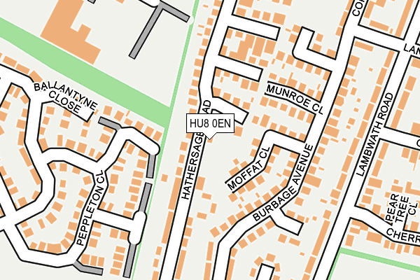 HU8 0EN map - OS OpenMap – Local (Ordnance Survey) HU8 0EN map - OS OpenMap – Local (Ordnance Survey)