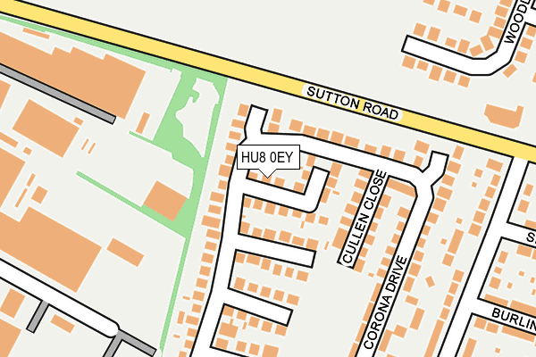 HU8 0EY map - OS OpenMap – Local (Ordnance Survey) HU8 0EY map - OS OpenMap – Local (Ordnance Survey)