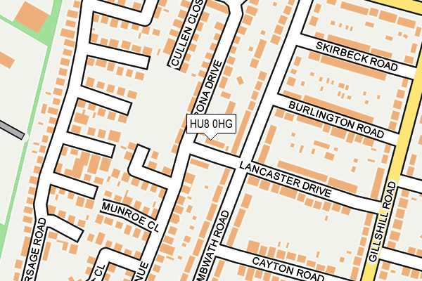 HU8 0HG map - OS OpenMap – Local (Ordnance Survey) HU8 0HG map - OS OpenMap – Local (Ordnance Survey)