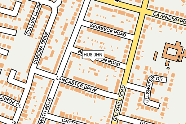HU8 0HN map - OS OpenMap – Local (Ordnance Survey) HU8 0HN map - OS OpenMap – Local (Ordnance Survey)