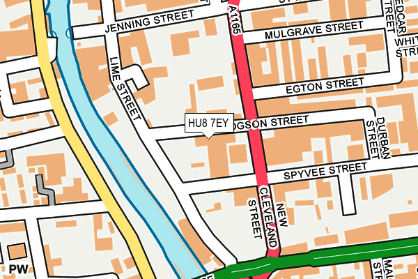 HU8 7EY map - OS OpenMap – Local (Ordnance Survey) HU8 7EY map - OS OpenMap – Local (Ordnance Survey)