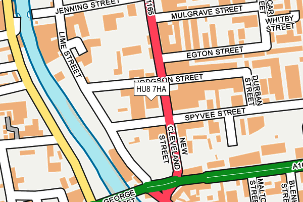 HU8 7HA map - OS OpenMap – Local (Ordnance Survey) HU8 7HA map - OS OpenMap – Local (Ordnance Survey)