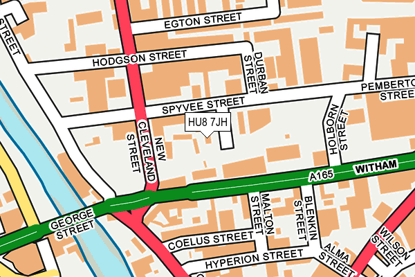 HU8 7JH map - OS OpenMap – Local (Ordnance Survey) HU8 7JH map - OS OpenMap – Local (Ordnance Survey)