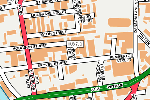 HU8 7JQ map - OS OpenMap – Local (Ordnance Survey) HU8 7JQ map - OS OpenMap – Local (Ordnance Survey)