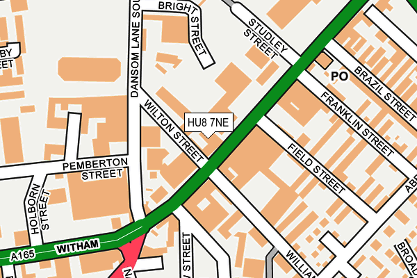 HU8 7NE map - OS OpenMap – Local (Ordnance Survey) HU8 7NE map - OS OpenMap – Local (Ordnance Survey)