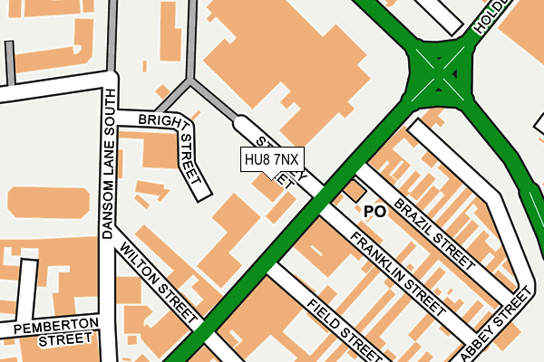 HU8 7NX map - OS OpenMap – Local (Ordnance Survey) HU8 7NX map - OS OpenMap – Local (Ordnance Survey)