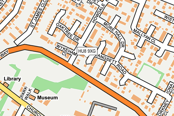 HU8 9XG map - OS OpenMap – Local (Ordnance Survey) HU8 9XG map - OS OpenMap – Local (Ordnance Survey)