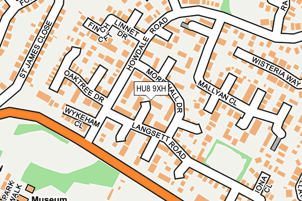 HU8 9XH map - OS OpenMap – Local (Ordnance Survey) HU8 9XH map - OS OpenMap – Local (Ordnance Survey)