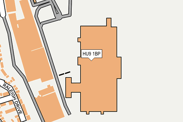 HU9 1BP map - OS OpenMap – Local (Ordnance Survey) HU9 1BP map - OS OpenMap – Local (Ordnance Survey)