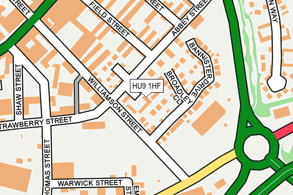 HU9 1HF map - OS OpenMap – Local (Ordnance Survey) HU9 1HF map - OS OpenMap – Local (Ordnance Survey)