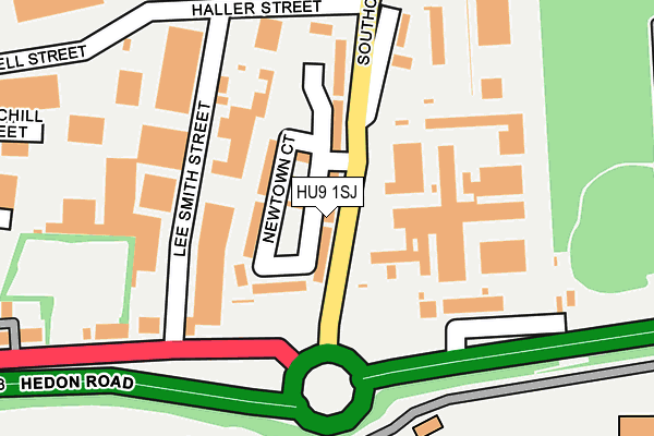 HU9 1SJ map - OS OpenMap – Local (Ordnance Survey) HU9 1SJ map - OS OpenMap – Local (Ordnance Survey)