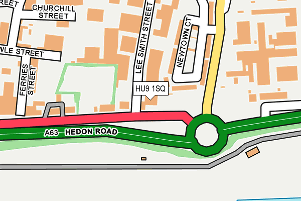 HU9 1SQ map - OS OpenMap – Local (Ordnance Survey) HU9 1SQ map - OS OpenMap – Local (Ordnance Survey)
