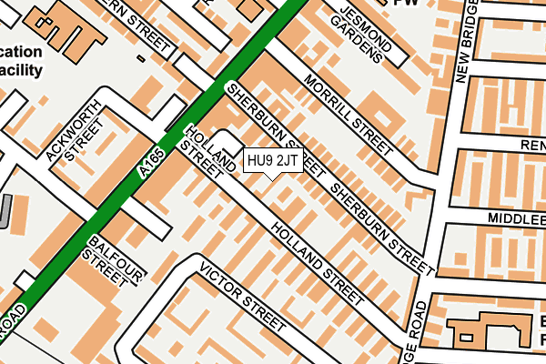 HU9 2JT map - OS OpenMap – Local (Ordnance Survey) HU9 2JT map - OS OpenMap – Local (Ordnance Survey)