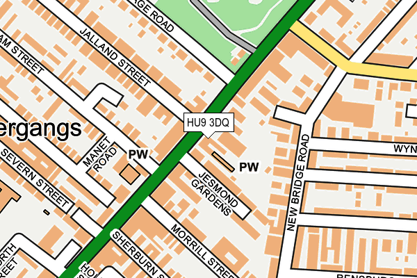 HU9 3DQ map - OS OpenMap – Local (Ordnance Survey) HU9 3DQ map - OS OpenMap – Local (Ordnance Survey)