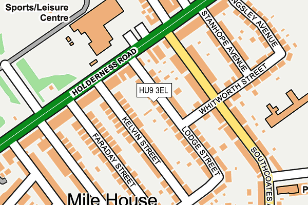 HU9 3EL map - OS OpenMap – Local (Ordnance Survey) HU9 3EL map - OS OpenMap – Local (Ordnance Survey)