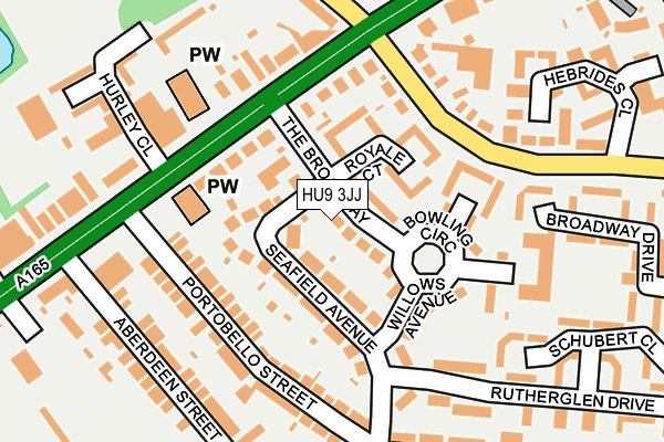 HU9 3JJ map - OS OpenMap – Local (Ordnance Survey) HU9 3JJ map - OS OpenMap – Local (Ordnance Survey)