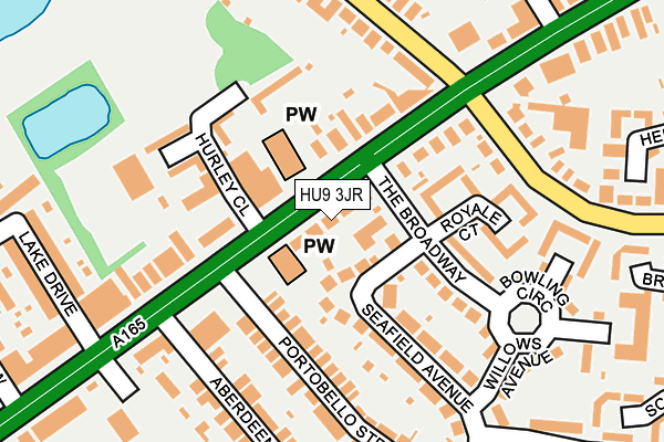 HU9 3JR map - OS OpenMap – Local (Ordnance Survey) HU9 3JR map - OS OpenMap – Local (Ordnance Survey)