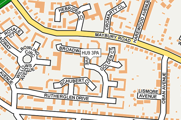 HU9 3PA map - OS OpenMap – Local (Ordnance Survey) HU9 3PA map - OS OpenMap – Local (Ordnance Survey)