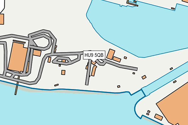 HU9 5QB map - OS OpenMap – Local (Ordnance Survey) HU9 5QB map - OS OpenMap – Local (Ordnance Survey)