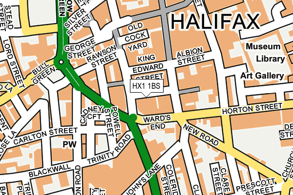 HX1 1BS map - OS OpenMap – Local (Ordnance Survey) HX1 1BS map - OS OpenMap – Local (Ordnance Survey)